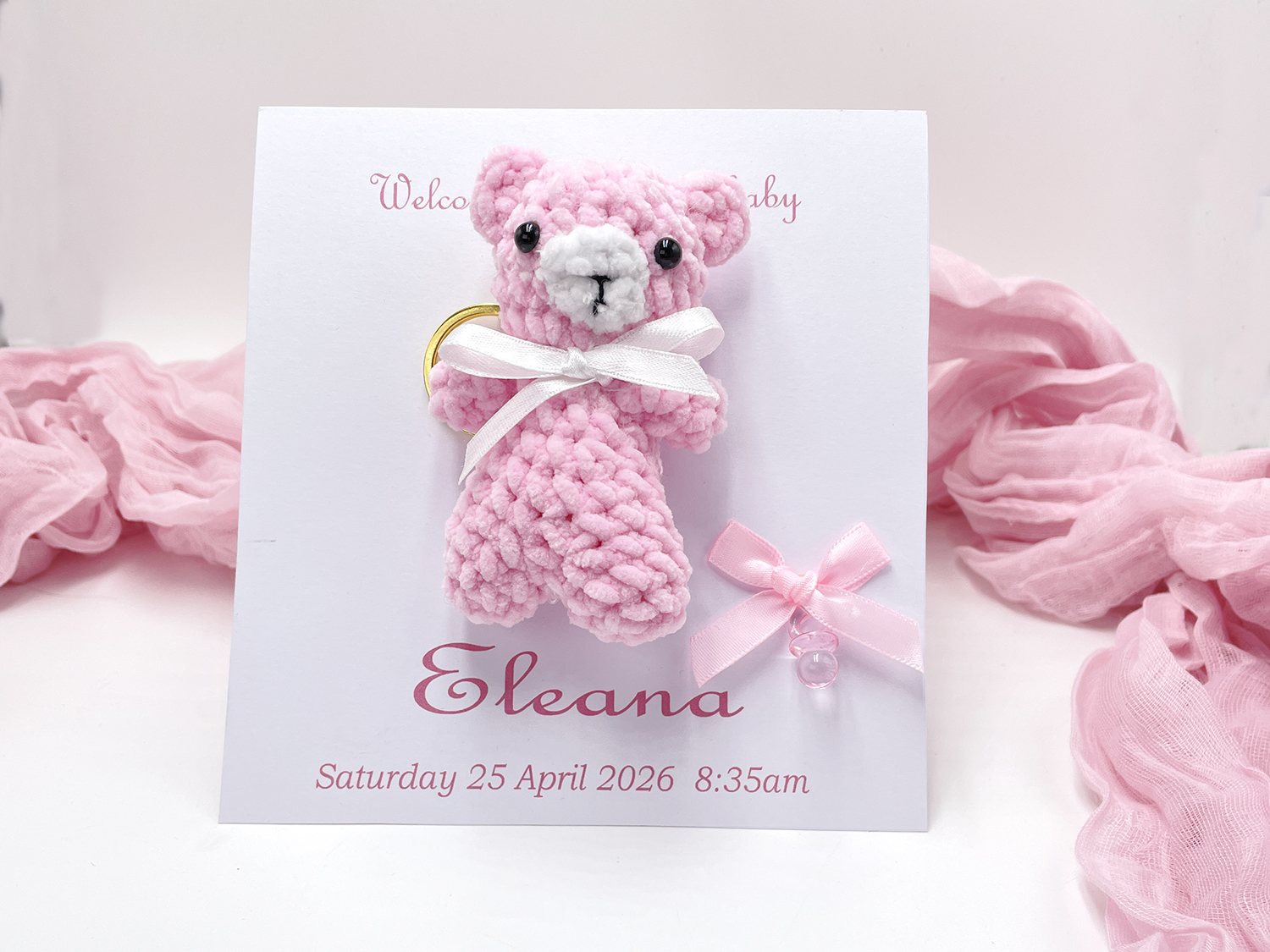 Aναμνηστικό Γέννησης για Κοριτσάκι