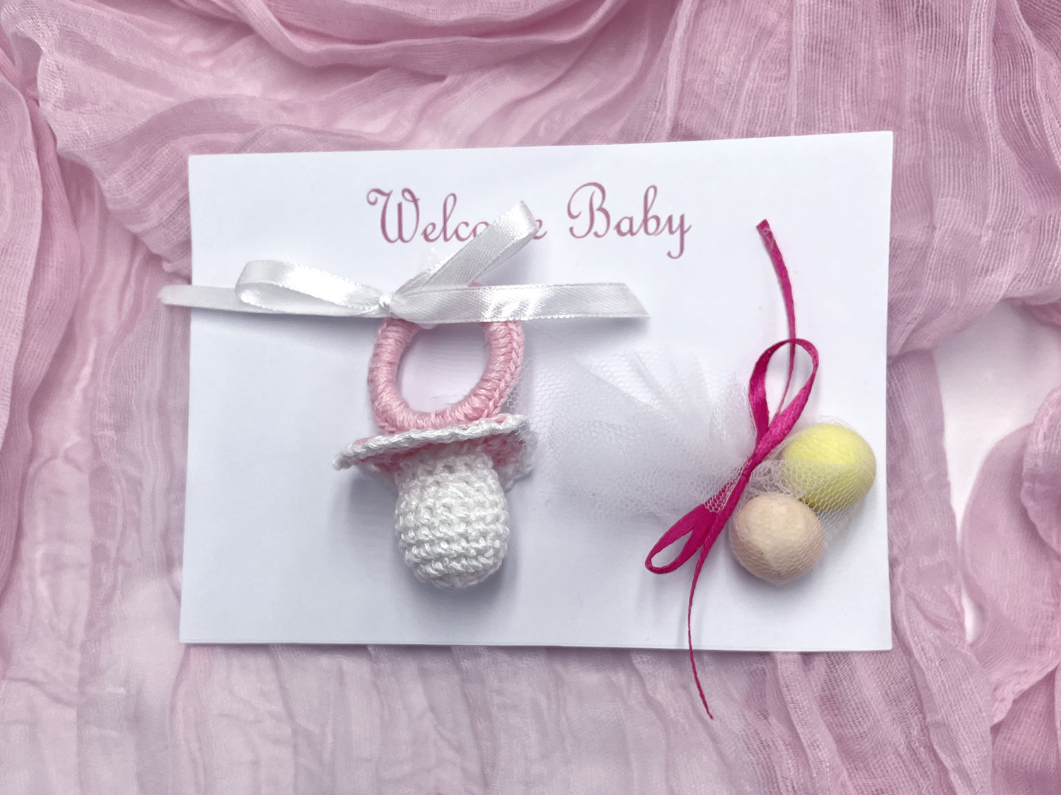 Welcome Baby Πιπίλα Κοριτσάκι