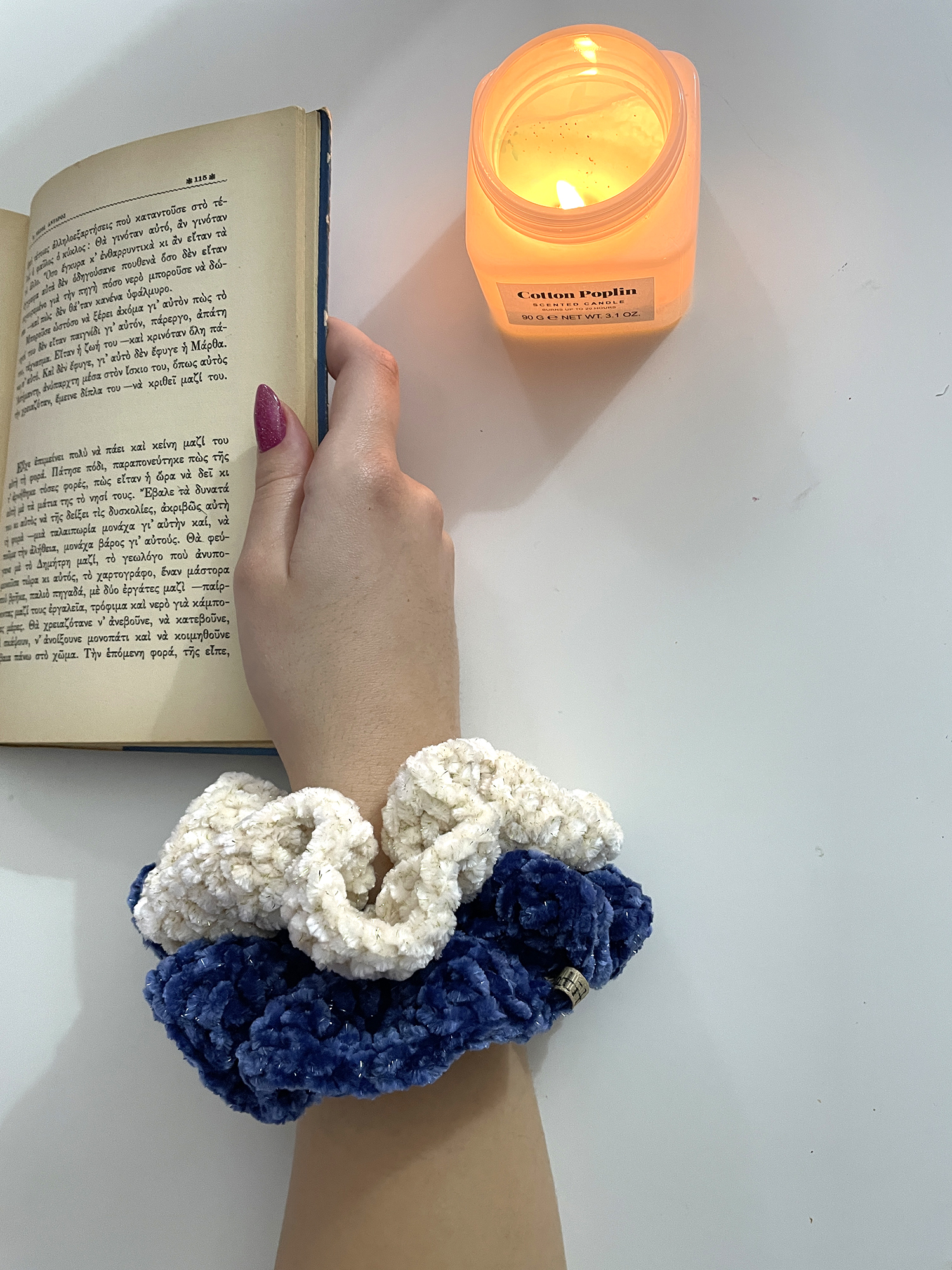 Scruncie Βελούδινο Δίχρωμο