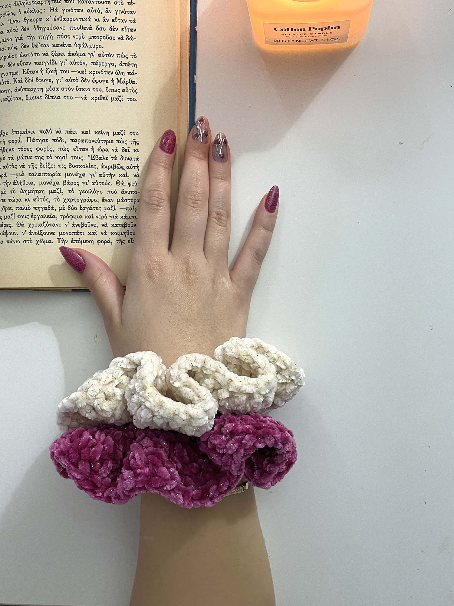 Scruncie Βελούδινο Δίχρωμο