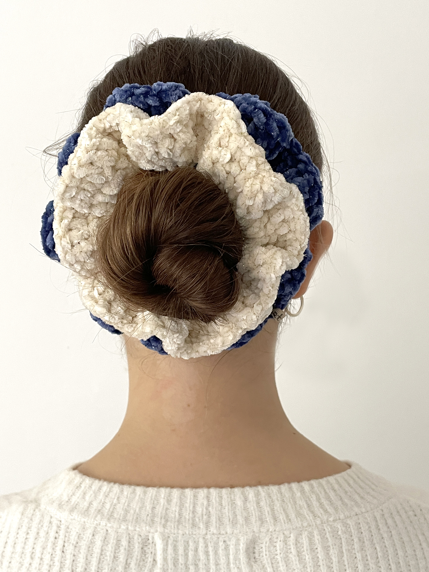 Scruncie Βελούδινο Δίχρωμο