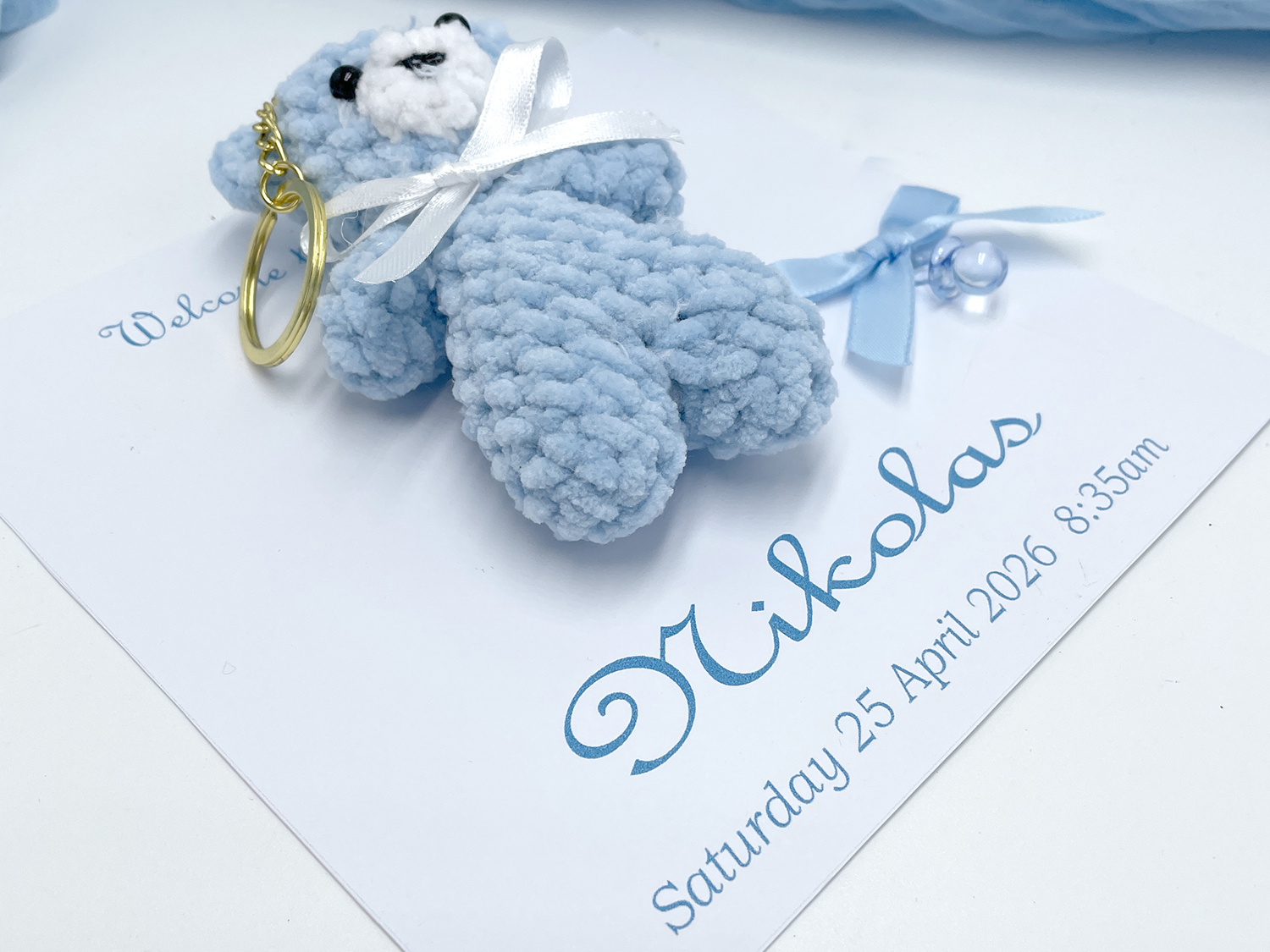 Aναμνηστικό Γέννησης για Αγοράκι