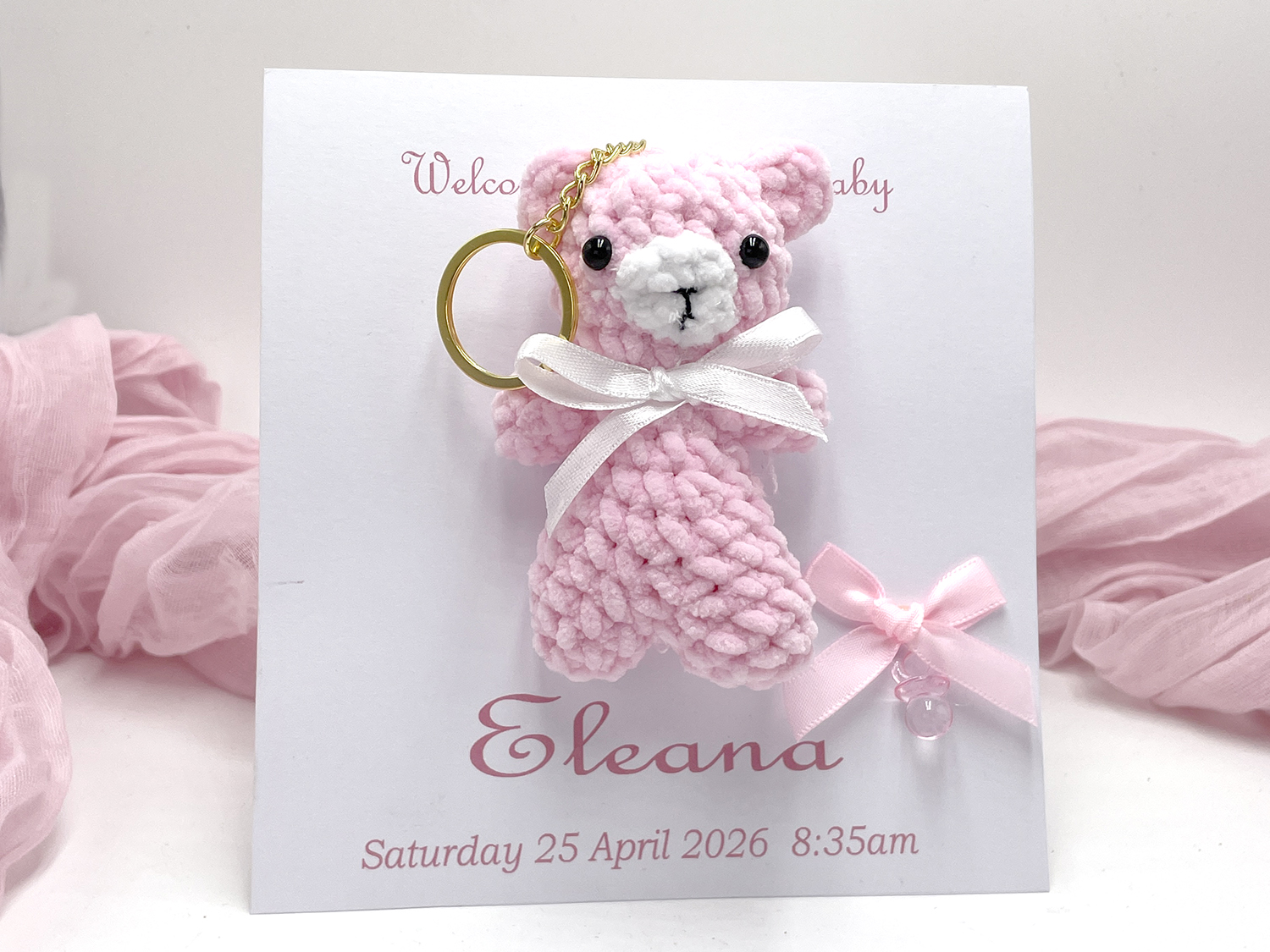 Aναμνηστικό Γέννησης για Κοριτσάκι