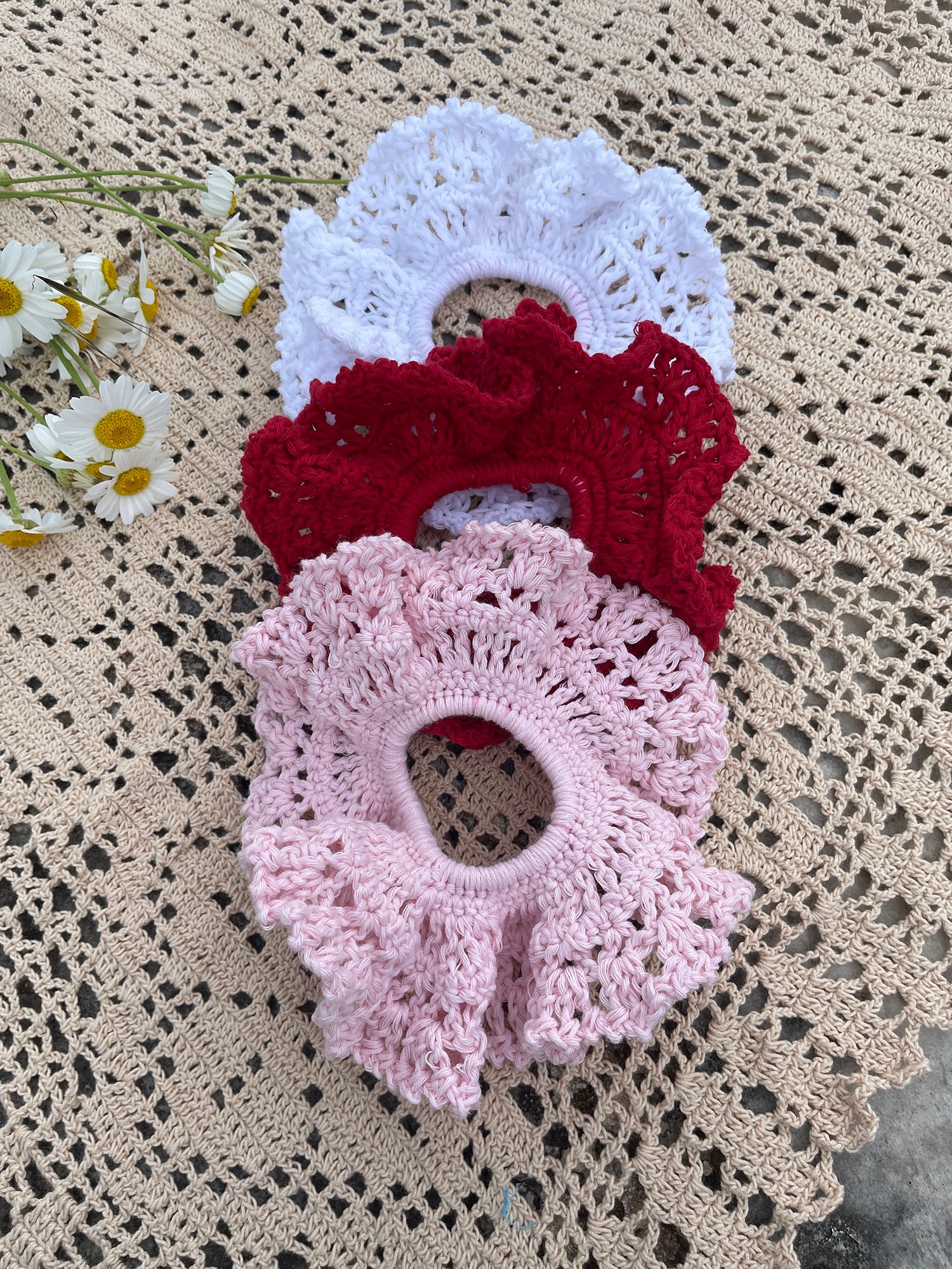 Δαντελένιο Scrunchie